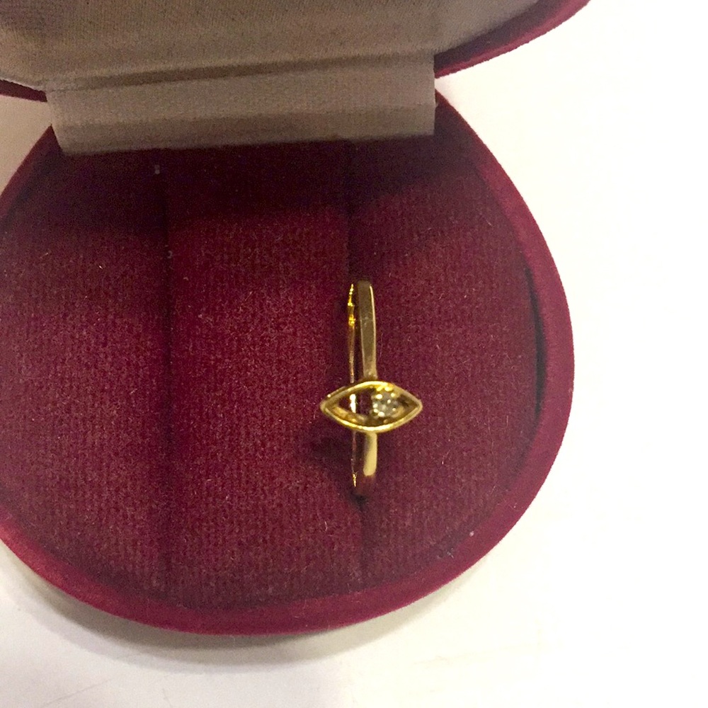 14k gold diamond ring